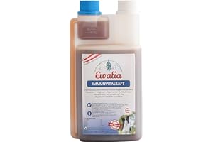 NEU! EWALIA Immunvitalsaft für Hunde - Stärken Sie die Vitalität Ihres Hundes natürlich - mit Tierärzten entwickelt, 100% Natur pur, frei von Zusätzen, zertifizierte Inhaltsstoffe - 500ml