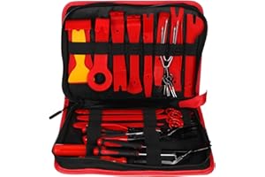 SIXTOL MECHANIC TRIM SET 38 | Zestaw 38 narzędzi do demontażu tapicerki i elementów wnętrza kompatybilny z większością modeli samochodów