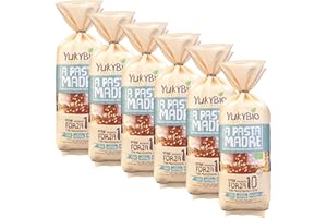 YukyBio, Pane Bauletto Forza 10, Pane Biologico con Semi di Cereali e con Lievito Naturale di Pasta Madre, Ricca Fonte di Fibre e di Proteine, 100% Made in Italy, 6X400 gr