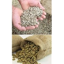 Chicchi Di Caffè Robusta Biologico Dalla Tanzania | Caffè Verde Non Tostato 2 Libbre (0,9 Kg)