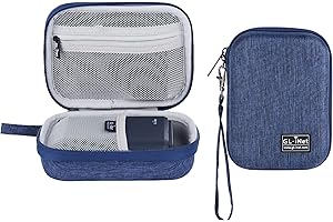 GL.INET Gadget Organizer Custodia per router da viaggio GL-AXT1800/ GL-MT1300/ GL-SFT1200/ GL-E750, Caricabatterie, cavi e accessori, Custodia robusta e durevole, Borsa EVA per il trasporto a mano, Antiurto