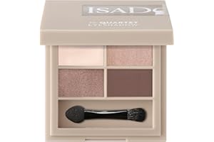 ‎ISADORA IsaDora The Eyeshadow Quartet – Lidschattenpalette mit 4 Farben für makellose Augen Make-up Looks, cremige Formel und seidig-glatte Textur – veganes Make-up, tierversuchsfrei (04 Cappuccino)