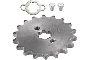 X AUTOHAUX 420 Style 18T Teeth 17mm ID Motor Front Sprocket Set for Motorcycle