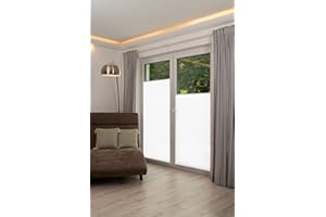 KHOME K-home 421614-33 Klemmfix-Plissee Weiß 75 x 210 cm (B x L) Lichtschutz +++ Moderne Crushed Optik +++