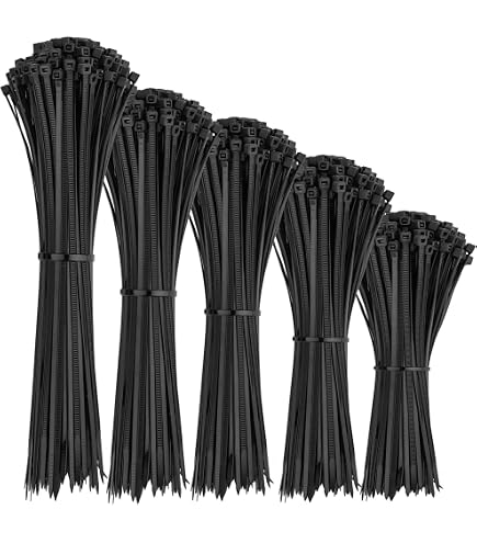 Debflex 709131-10 Fascette Autobloccanti Riutilizzabili D16-32, Colore Nero, Per Cavi E Tubi, Conformi Alle Norme