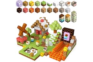 Magnetic Building Blocks, Pack of 100, 2.5 cm, Light Up Magnetic Blocks with Magic Portal, Magnetic Toy, Magnetic Building Blocks, Magnetic Games Toy for Children Boys Girls from 3 4 5 6 7 9 10-12