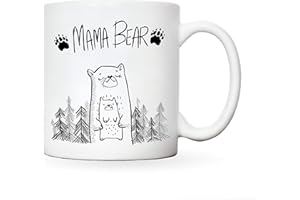 MANTA MAKES Mummy mug | Mama bear new presents for mum | novelty mugs women from daughter | christmas gift funny present mothers day | best mom mother birthday | step moms mam