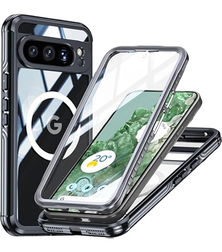 Google Pixel 9 Pro XL Case - Clear Full Body Protection Waterproof - View #9