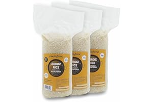 Paellissimo - Arroz Albufera Categoría Extra para Paella | Ideal para Arroz a Banda y Paella Valenciana (3 Paquetes de 1KG)
