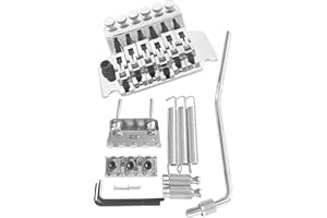 N\C AYUBOUSA Electric Guitar Double Locking Tremolo Bridge for Floyd Rose Style, Chrome