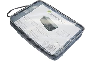 Greemotion 127184 Cover for cushion box - Weather protection cover for outdoor furniture, 126 x 55 x 51 cm