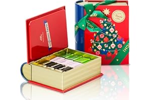 Venchi, Mini Libro Villaggio di Natale con Cremini Assortiti, con "Nocciola Piemonte IGP", Edizione Limitata, 180 Gr, Senza Glutine, Senza Coloranti e Conservanti, Idea Regalo Natale