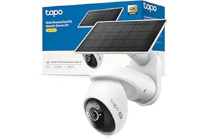 Tapo C660 Kit – WiFi Security Camera 4K 8MP, Pan/Tilt 360°, Digital Zoom, Starlight Color Night Vision, Solar Panel, 10,000mAh Battery, Free AI Detection, IP65