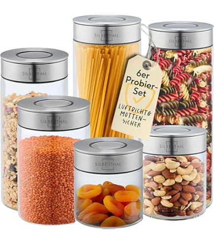 Vomeno 12 Gewürzgläser Set Mit Edelstahl-Deckeln - Perfekte Ordnung Für Deine Küche