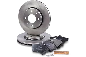 ‎ATEC GERMANY Bremsenset Vorderachse inkl. Bremsscheiben Belüftet Ø 281 mm + Bremsbeläge Vorne, Passend für MITSUBISHI CARISMA (DA_), CARISMA Stufenheck (DA_); VOLVO S40 I (644), V40 Kombi (645)