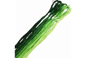 ‎MINGGUXIUYI MINGGUXIUYI 6 Farben reine Maulbeerseide à 22 m, edles Seidengarn für feine Handarbeiten und Kunststickerei (01)