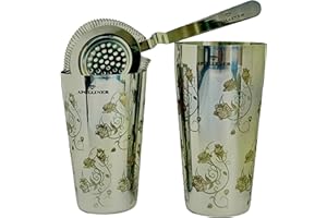 apolliner:Shaker Boston millilitri750/550 Shaker Cocktail professionale con Filtro,kit Barman,Cocktail,miglior Acciaio,Resistente ai Graffi,Raffinato, tenuta Ermetica,Regalo Casa,Uomo,Donna.
