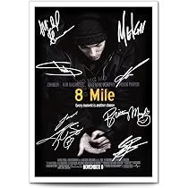 Mounted Gifts 8 Mile Cast Signed A4 Poster Photo Print Framed