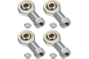 QUARKZMAN 4 Stück 5mm Gelenkkopf Gelenklager mit M5x0.8 Innengewinde Rechtsgewinde Rod End Bearing für Sphärische Gleitstangenenden