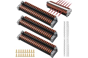 Radklämmor toppskena 60 stycken, anslutningsklämmor, genomgångsklämmor toppskena 0,08–4 mm² PCT-211, lusterterminal pluggbar