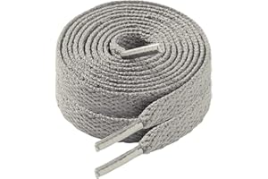 LARGERED Cordones planos de 8mm de ancho para zapatillas deportivas, zapatos de correr, cuerda de zapatos de entrenamiento premium, cordones de repuesto para hombres y mujeres(75cm-180cm)
