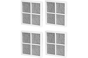 QWORK® 4 Pezzi Filtro Frigorifero Ricambio per Eliminare gli Odori, Compatibile con LG LT120F