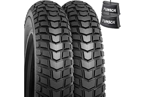 YunSCM E-Bike Pneu 26x4.0 ETRTO 100-559 et Fat Chambres à air 26x4.0 AV32mm Valve，Compatible 98/102-559 E-Bike 26x4.0 Pneu et Chambres à air