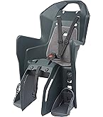 Polisport Groovy Maxi FF Child Bike Seat For Frame - Black/dark Grey - View #5