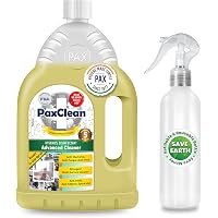 PaxClean HyGenius Disinfectant Advanced Cleaner, 2L with 250 ml Refillable Spray Bottle