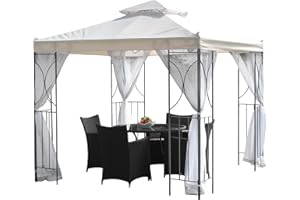 SUNTIME 2.5m Polenza Gazebo - Cream