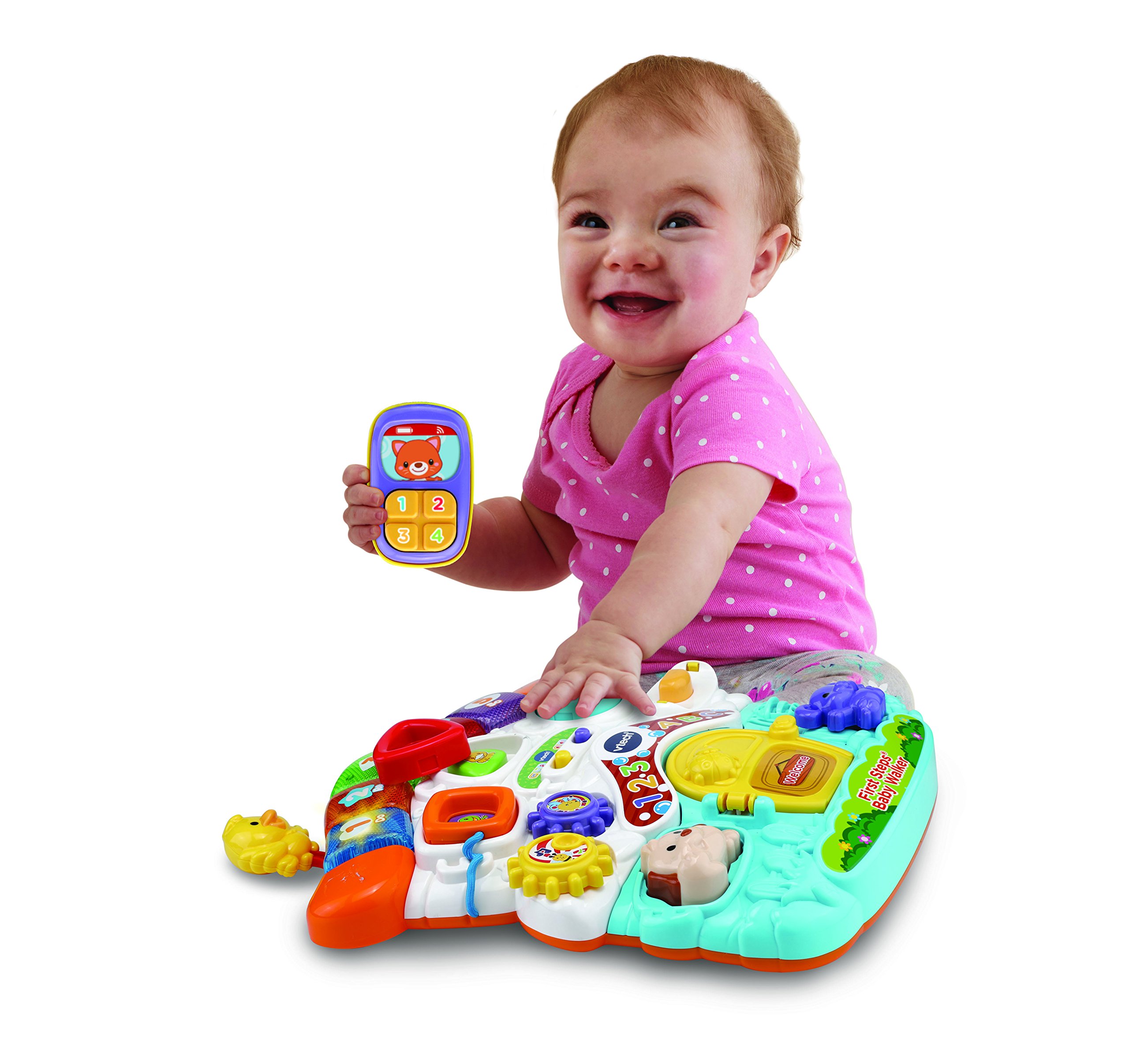 vtech first steps baby walker pink