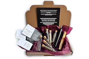 SACRED NEST Witchcraft Protection Spell Jar Kit | Complete DIY Set with Glass Jar, Spell Candle, Crystals, and Herbs for Wiccan, Pagan, and Witchcraft Rituals | Ideal Witchy Gift & Witch Starter Kit