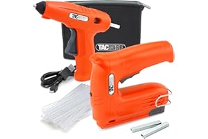 Tacwise 1784 Cordless Bundle, Hobby 53-13EL 4V Staple/Nail Gun, H4-7 4V Hot Melt Glue Gun, 200 Staples, 30 Glue Sticks and Storage Bag