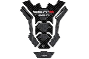 labelbike - Protection de réservoir 3D Compatible avec Suzuki GSX-S 950 à partir de 2021 Simil Carbone