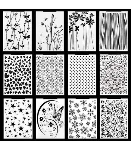 Cartella Per Goffratura 3D, Modello Con Fiore, Foglia E Farfalla Testurizzati Per La Creazione Di Biglietti E Album Di Ritagli~p133241436