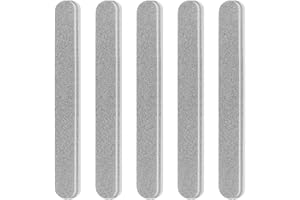 Rnitle Lot de 10 Limes à Ongles Professionnelles,Nail Art en Gel Acrylique Naturel Pour la Manucure,Lime à Ongles Double Face 100/180,pour Manucure Cosmétique,Salon de Coiffure(Gris)