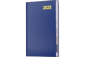 DONFULFIP Agenda 2025 annuel complet de janvier à décembre 2025 avec onglets mensuels colorés Bleu Format A5