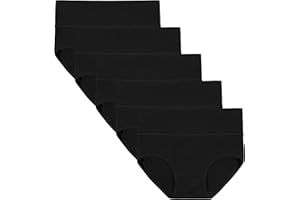 INNERSY majtki damskie, stretch, bawełna, wysoka talia, miękka bielizna, 5 par