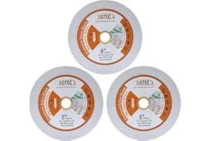 Tarcza do cięcia szkła - BGTEC 5" 125 mm diamentowa tarcza tnąca do szkła, jadeitu, szkła, butelki wina, płytek ceramicznych, marmuru, sztucznego kamienia, 3 sztuki