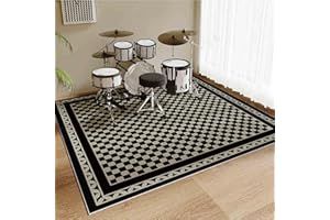 LZREXNVOFXG 180 x 160 cm Tappeto Batteria Tappeto a Tamburo Acustica Tappeti Antiscivolo Insonorizzato per Batteria Elettroniche Rullante Grancassa Strumenti Musicali Tappeto Drum Carpet Accessori per Batteria