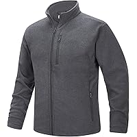 33,000ft Softshelljas voor heren, waterafstotende overgangsjas, warm fleece gevoerd, outdoorjas, functionele jas, lichte wandeljas met opstaande kraag, donkergrijs, XL