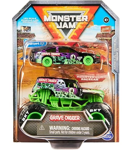 Monster Jam, Official 12-Pack of 1:64 Scale Die-Cast Monster