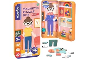 mierEdu Magnetspiel Box Lehrerin – Fördert Motorik & Fantasie | Perfekt für Zuhause & Unterwegs | Magnetisches Anziehspiel für Kinder ab 3 Jahren