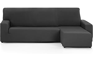 Martina Home Tunez, Copridivano elastico, Grigio, Brazo derecho corto