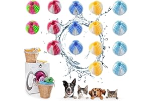 GYDERY BOLAS Atrapa PELOS para LAVADORA (16u) - Quita Pelos Mascota Lavadora - Quita Pelusas Ropa - Atrapa Pelos Lavadora Mascotas - Quitapelos Mascotas - Atrapapelos mascota lavadora - Recoge Pelos Mascotas