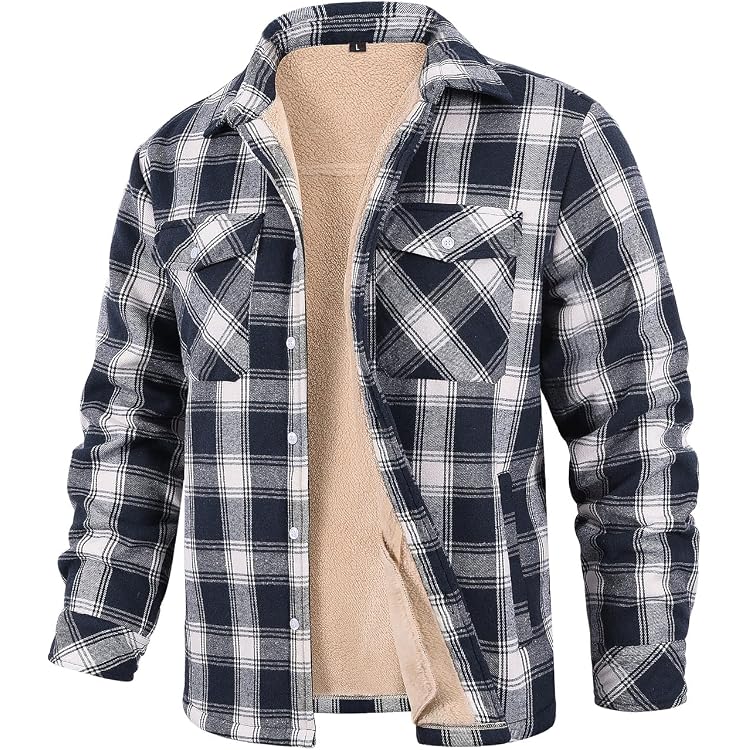Veste Chemise Bûcheron Carreaux Capuche Hiver - Polaire Épaisse, Poches Chaudes, Slim Fit