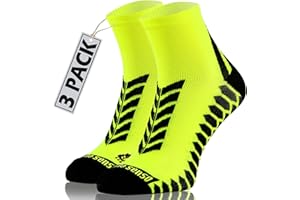 sesto senso 3 Paires Chaussettes Sport de Course Colorées Femme Homme