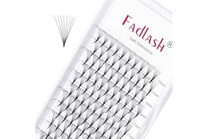 FADLASH Pestañas Rusas 8D 0.07mm Grosor D Rizo 15-20mm Longitud de la Mezcla Extensiones de Pestañas Volumen Ruso