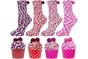 YSense Snug Donna Regalo Inverno Calze Calzini Natalizi Ragazza Cupcake Calzini Termici Divertenti Accessori