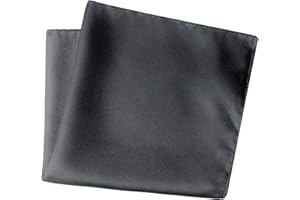 PB Pietro Baldini Fazzoletto da taschino in raso da uomo - Elegante fazzoletto da taschino per abito o giacca - 30 x 30 cm